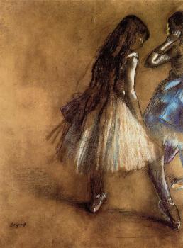Edgar Degas : Two Dancers